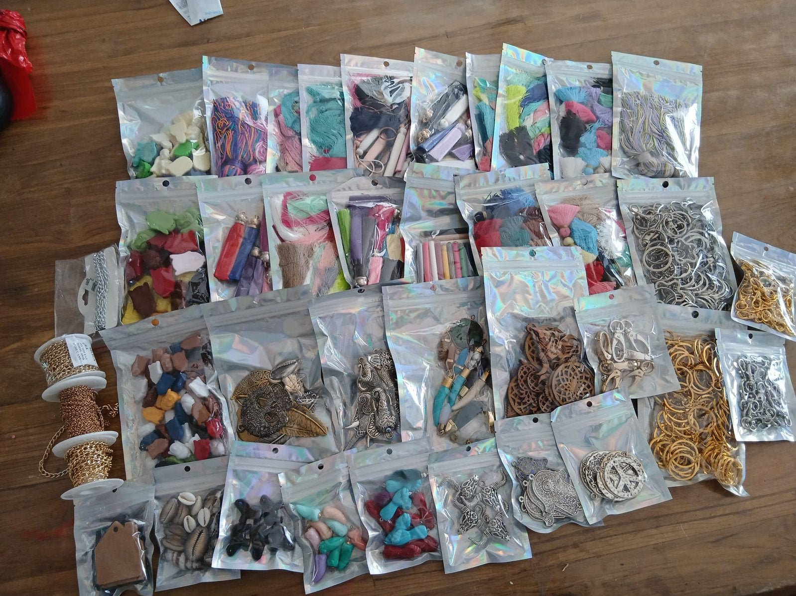 Grote partij bedels, kwastjes hangers voor sieraden, Verzenden, Nieuw, Hanger