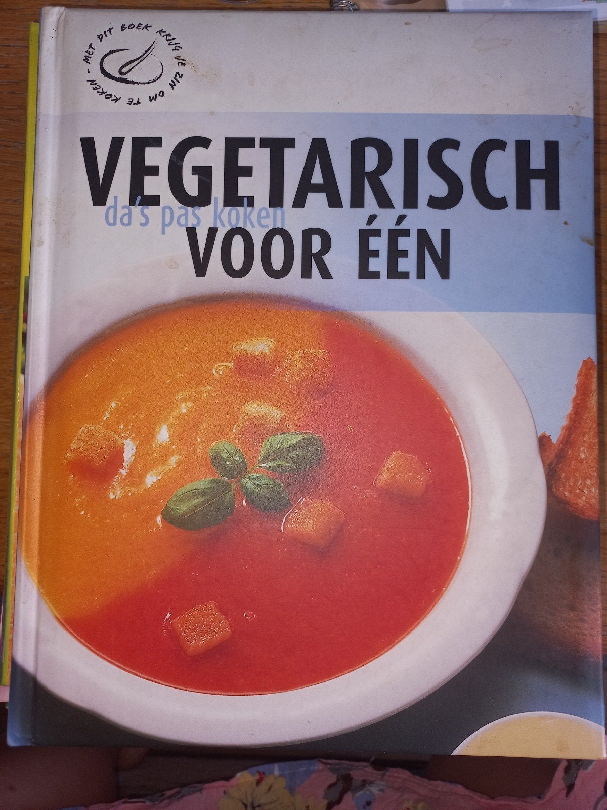 Vegetarisch voor één - Kookboek, Ophalen of Verzenden