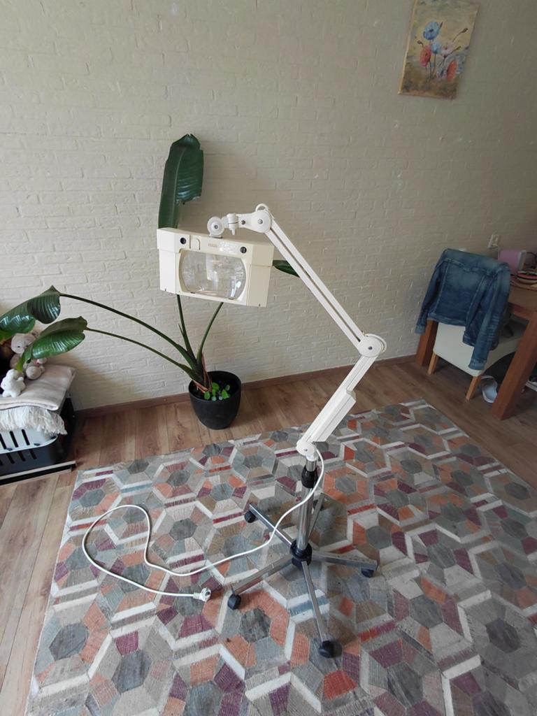 Vergrootglas, loeplamp met verlichting, Hobby en Vrije tijd, Ophalen, Loeplamp