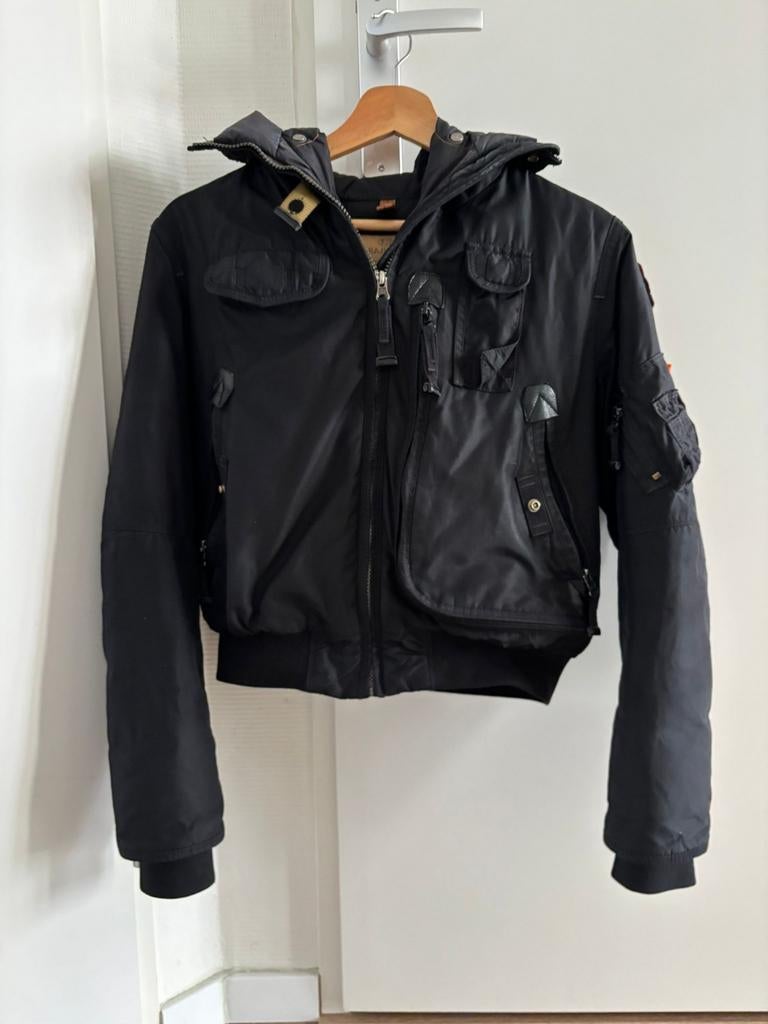 Parajumpers Masterpiece Gobi Bomberjack Zwart Dames, Kleding | Dames, Jassen | Winter, Zwart, Zo goed als nieuw, Maat 36 (S), Parajumpers