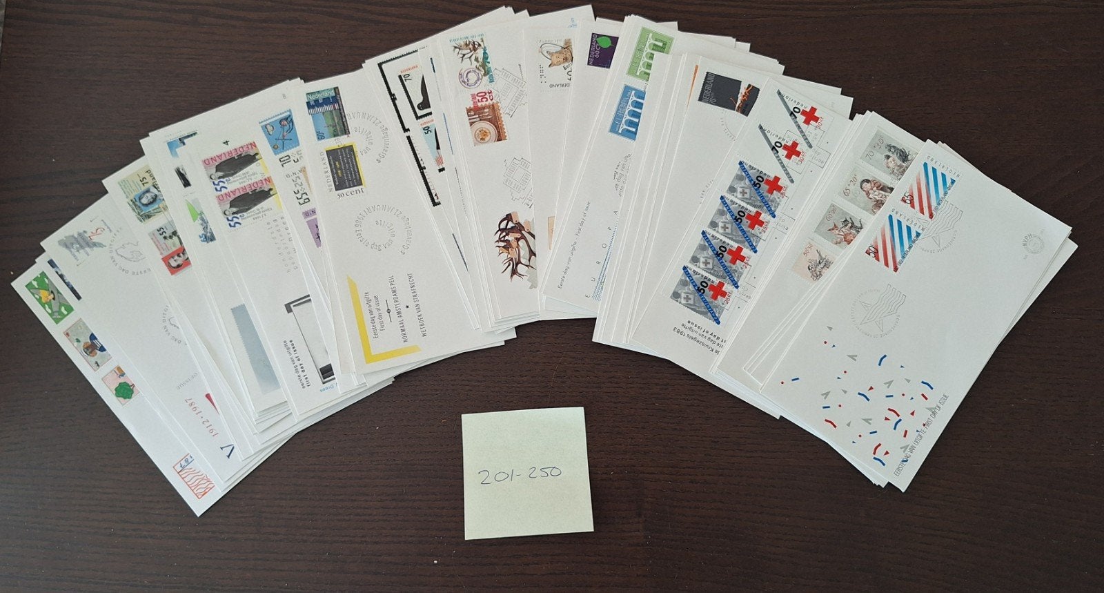 64 Nederlandse fdc enveoppen, Postzegels en Munten, Verzenden, Nederland