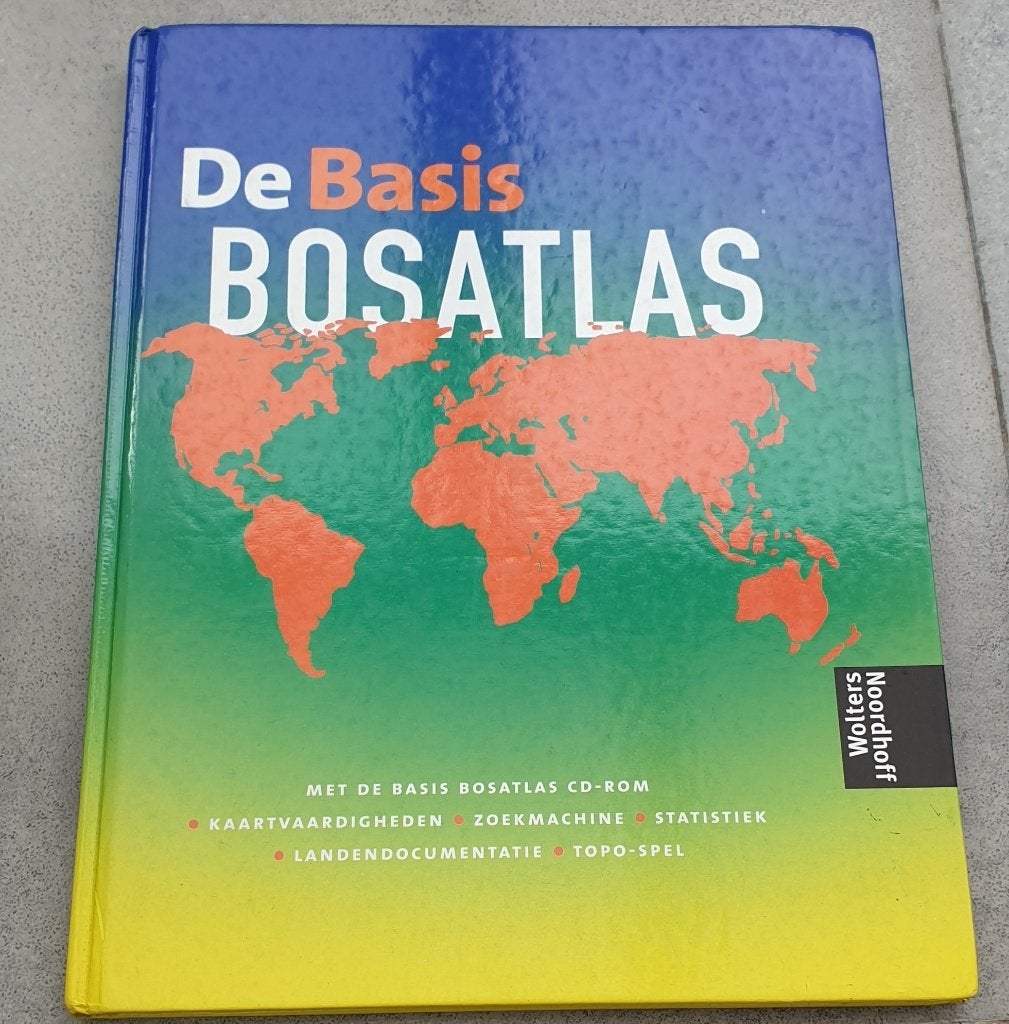De Basis Bosatlas, Boeken, Bosatlas, 2000 tot heden, Wolters-Noordhoff, Ophalen of Verzenden