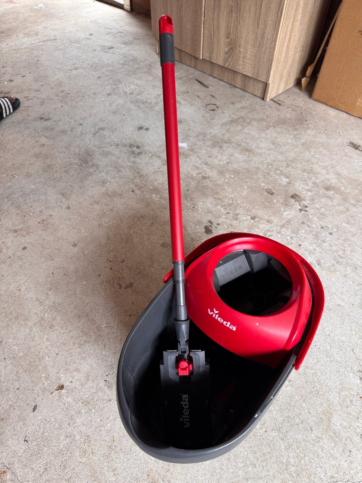 Vileda EasyWring & Clean Turbo Mop en Emmer Set, Ophalen, Mop of Dweil