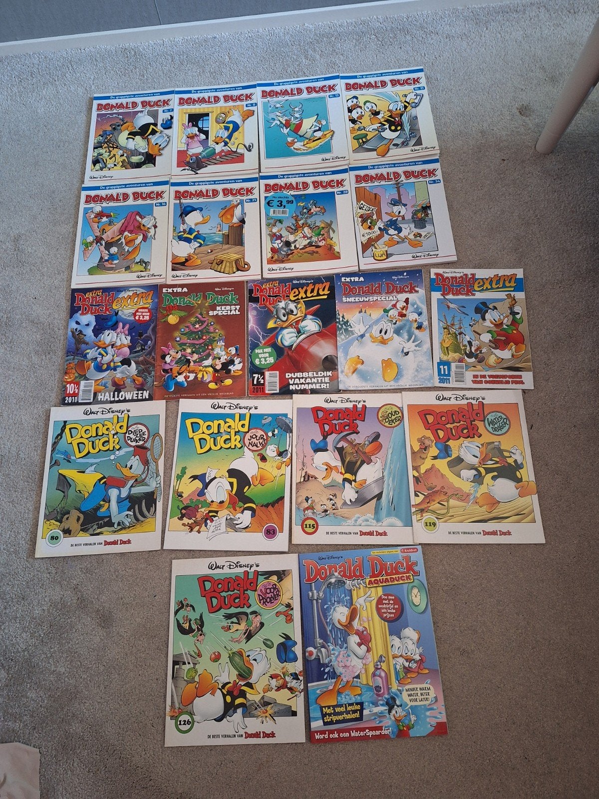Grote collectie Donald Duck stripboeken, Boeken, Meerdere stripboeken, Ophalen of Verzenden, Gelezen, Walt Disney