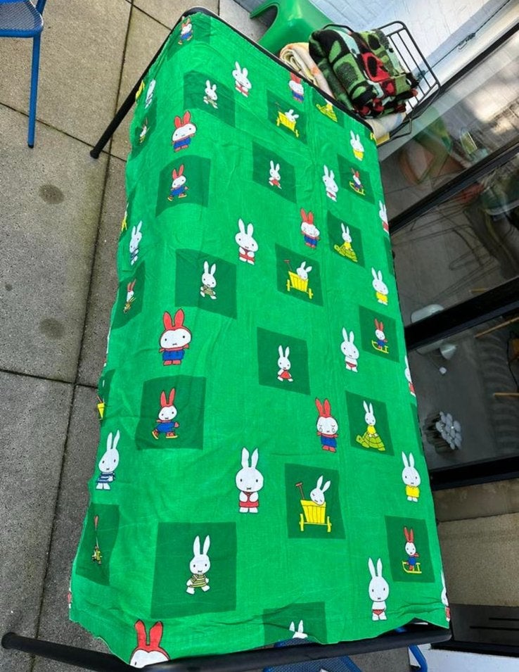 Nijntje Dick Bruna Stof Gordijn Vintage, Ophalen of Verzenden, Huis en Inrichting