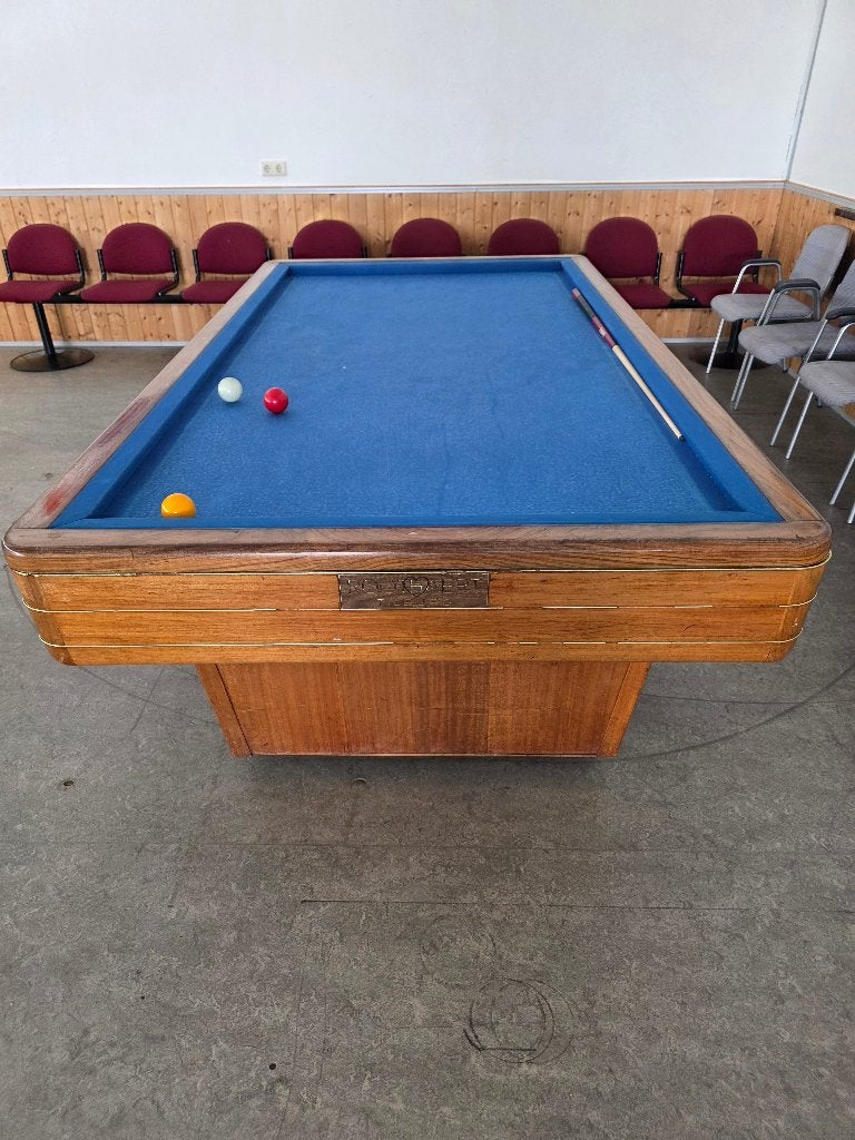 Biljart tafel 140x255, Sport en Fitness, Biljarten en Poolen, Ophalen, Gebruikt, Biljarttafel