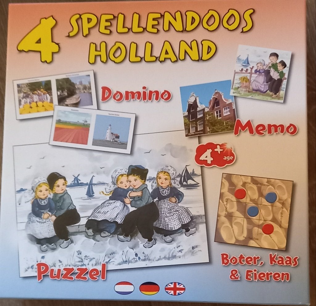 Hollands spellendoos, Een of twee spelers, Ophalen, Nieuw, Onbekend