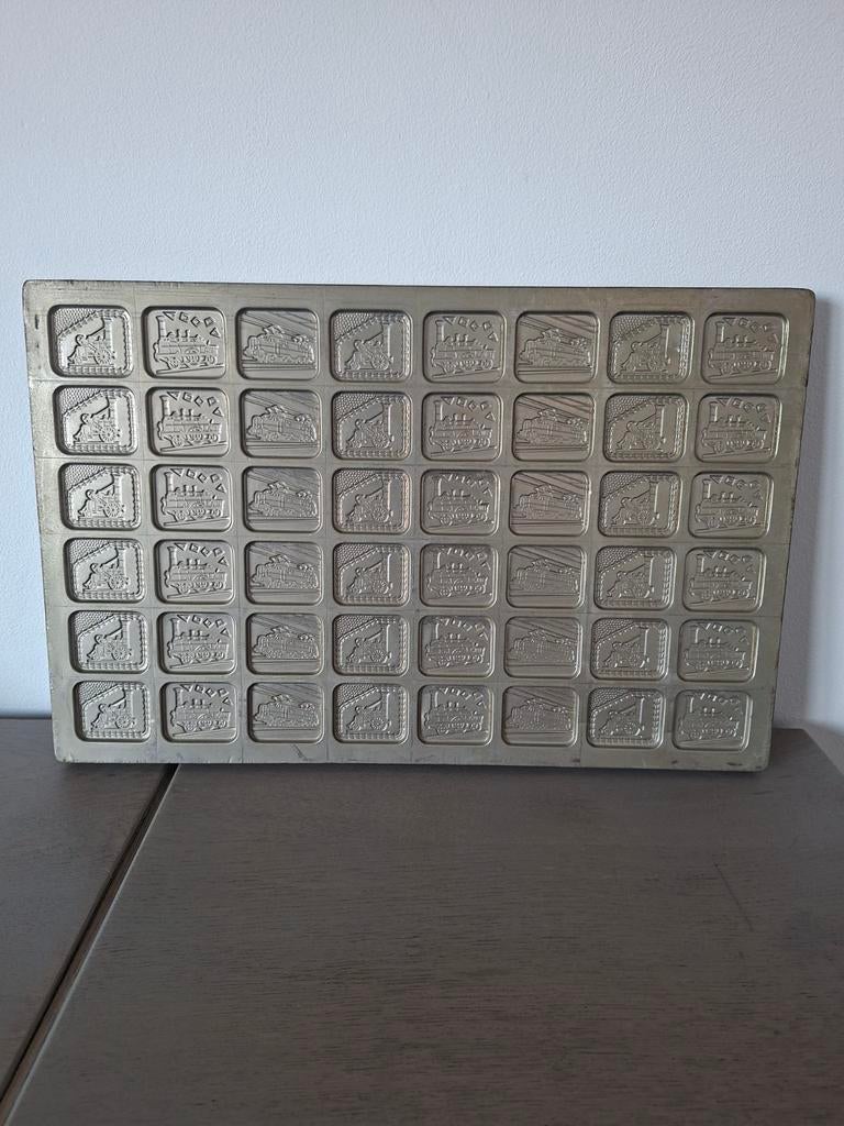 Oude ijzeren chocolade mal, Ophalen of Verzenden