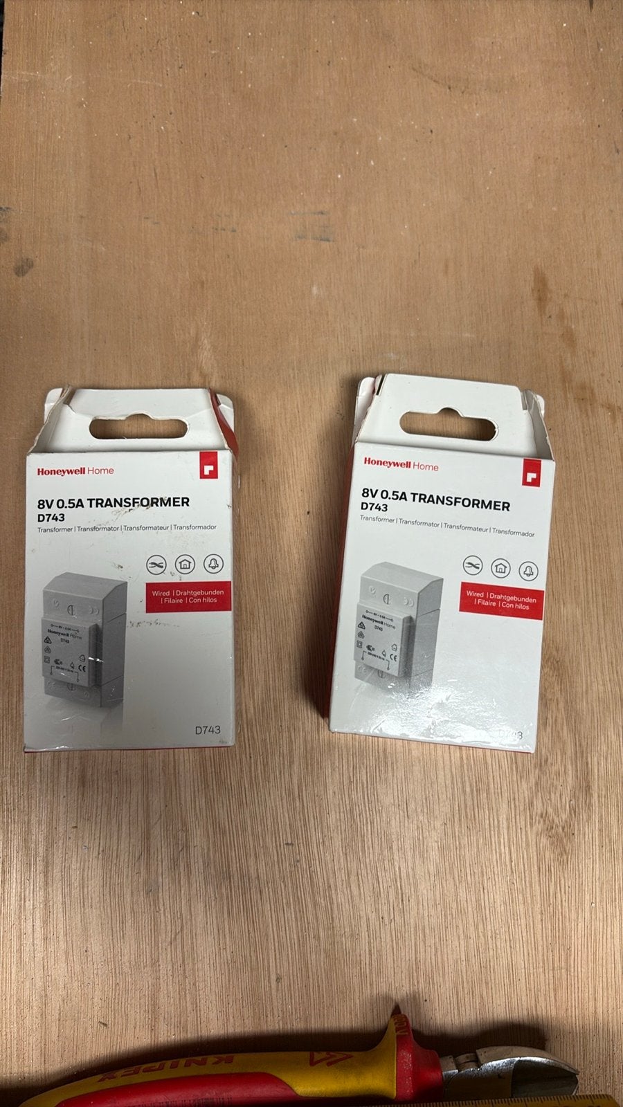 2x Honeywell Home 8V 0.5A Deurbel Transformator D743, Ophalen of Verzenden, Nieuw, Overige merken, Overige typen