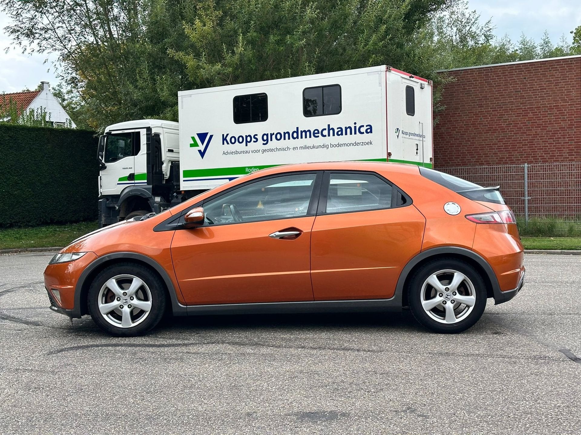 Honda Civic 1.4 5DR*Cruise*Clima*Stoelverwarming*Parkeersens, Auto's, Honda, Voorwielaandrijving, Gebruikt, 4 cilinders, Bruin