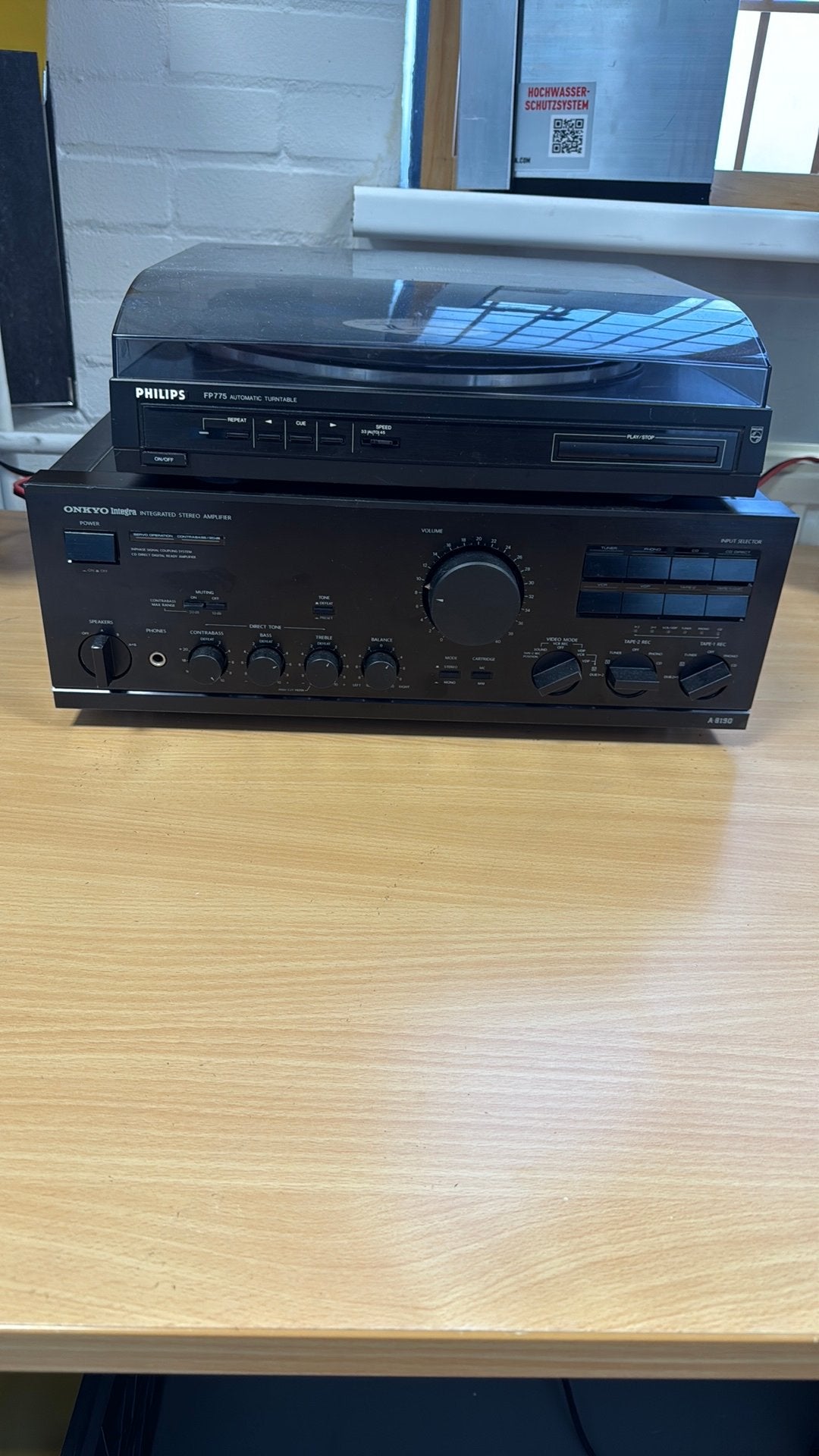 Onkyo Integra A-8190 Vintage Stereo Versterker, Gebruikt, Ophalen of Verzenden, 60 tot 120 watt, Stereo