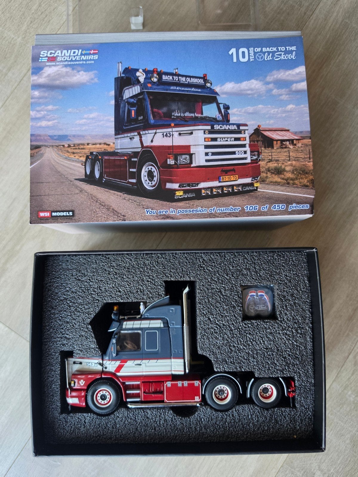 WSI Models Scania Back to the Old Skool torpedo, Overige merken, 1:32 tot 1:50, Nieuw, Ophalen of Verzenden