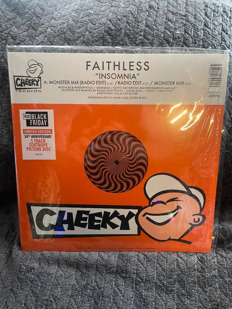 Faithless – Insomnia, Cd's en Dvd's, Vinyl | Dance en House, Verzenden, Overige formaten, Limited edition, Zo goed als nieuw