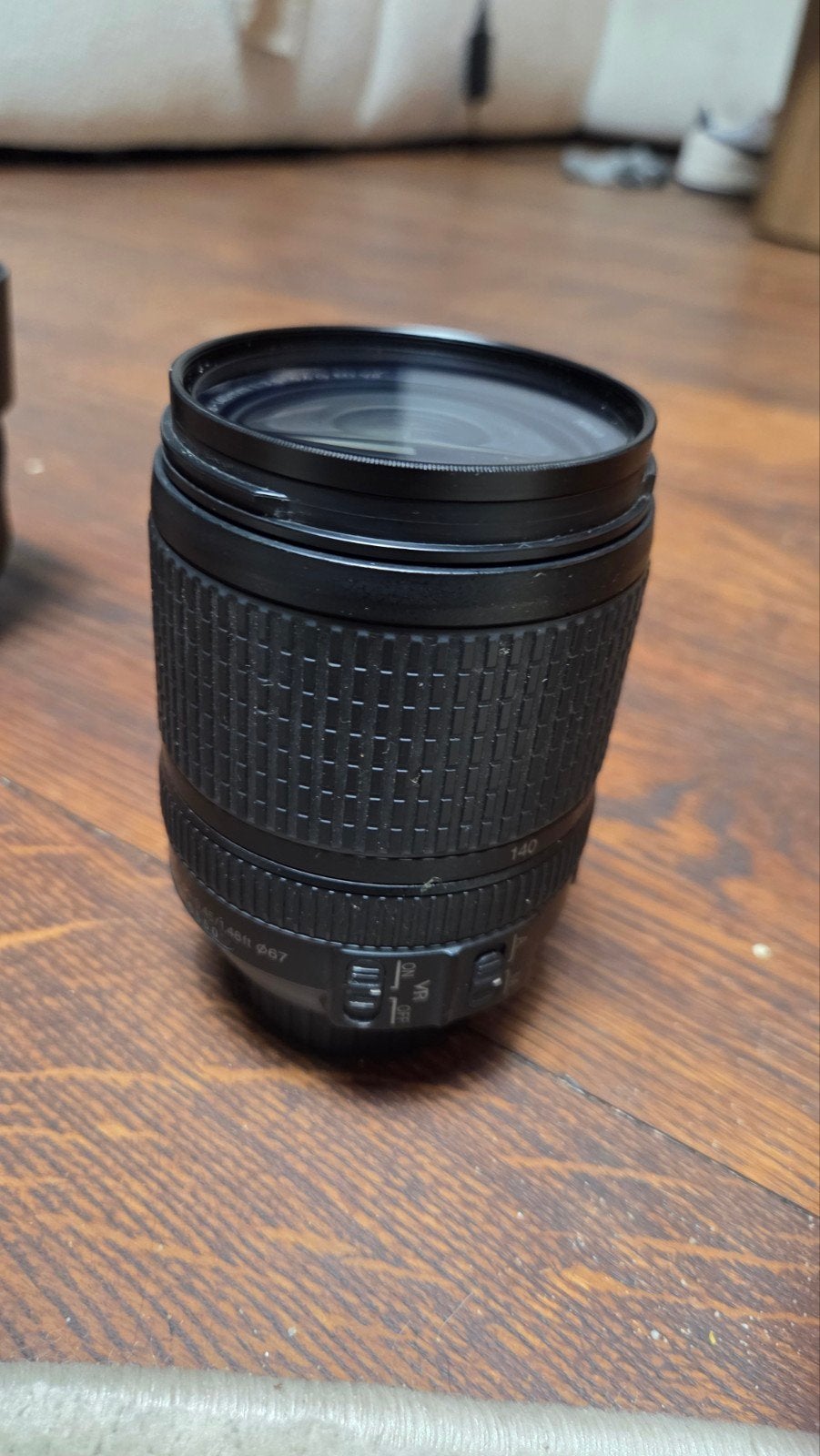 Nikon 18-140mm f/3.5-5.6 lens met filter, Audio, Tv en Foto, Ophalen, Gebruikt, Nikon, Telelens
