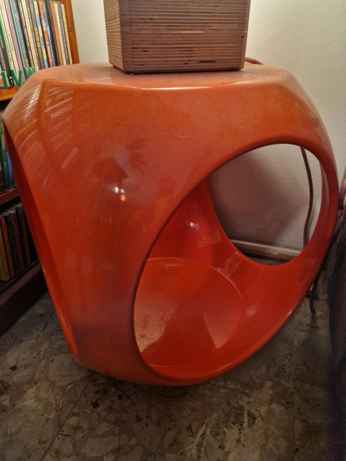 Moroso Side Table - Oranje Design Bijzettafel, Modern, Design, Organisch, Minder dan 45 cm, Gebruikt, Ophalen of Verzenden