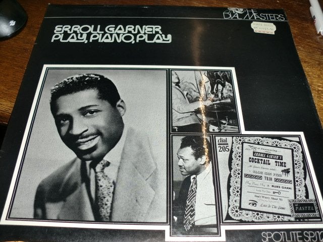 Erroll Garner ‎Play, Piano, Play Spotlite  Dial LP  UK  1978, Cd's en Dvd's, Vinyl | Jazz en Blues, LP, Ophalen of Verzenden, Zo goed als nieuw