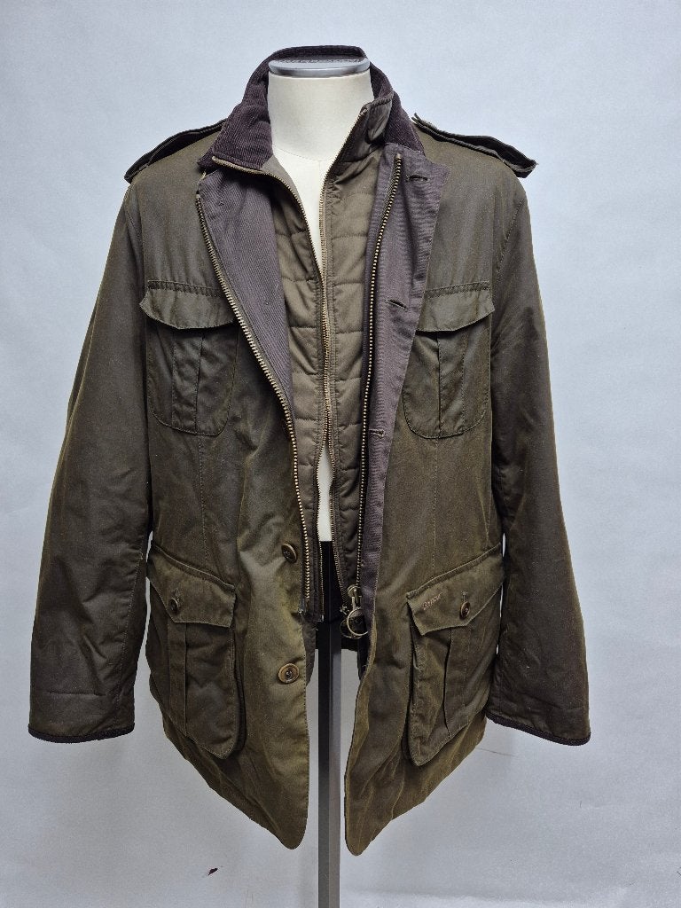 Barbour 'Dock Wax Jkt' winterjas XXL Top model!, Barbour, Overige maten, Ophalen of Verzenden, Zo goed als nieuw