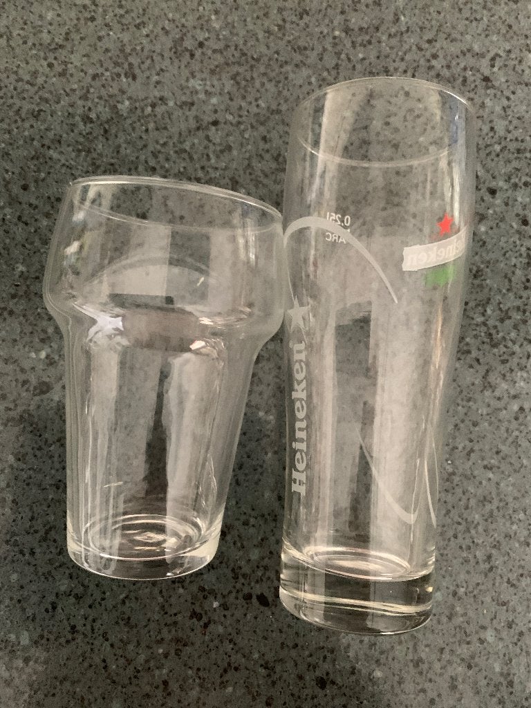 Meer dan 35 bierglazen verschillende vorm, Ophalen, Gebruikt, Bierglas