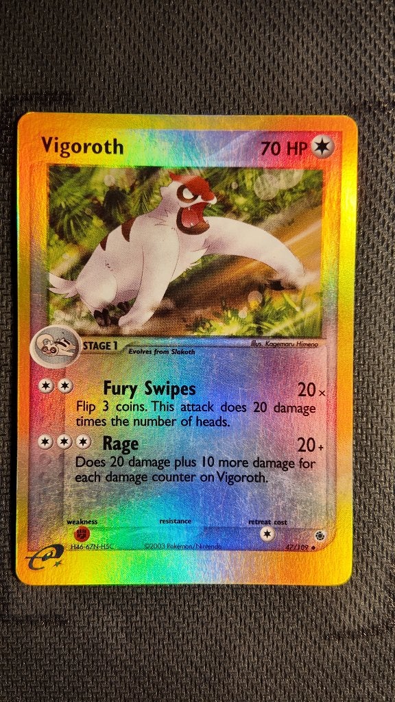 Vigoroth 47 Ruby & Sapphire | Pokemon kaart, Ophalen, Zo goed als nieuw, Losse kaart, Foil