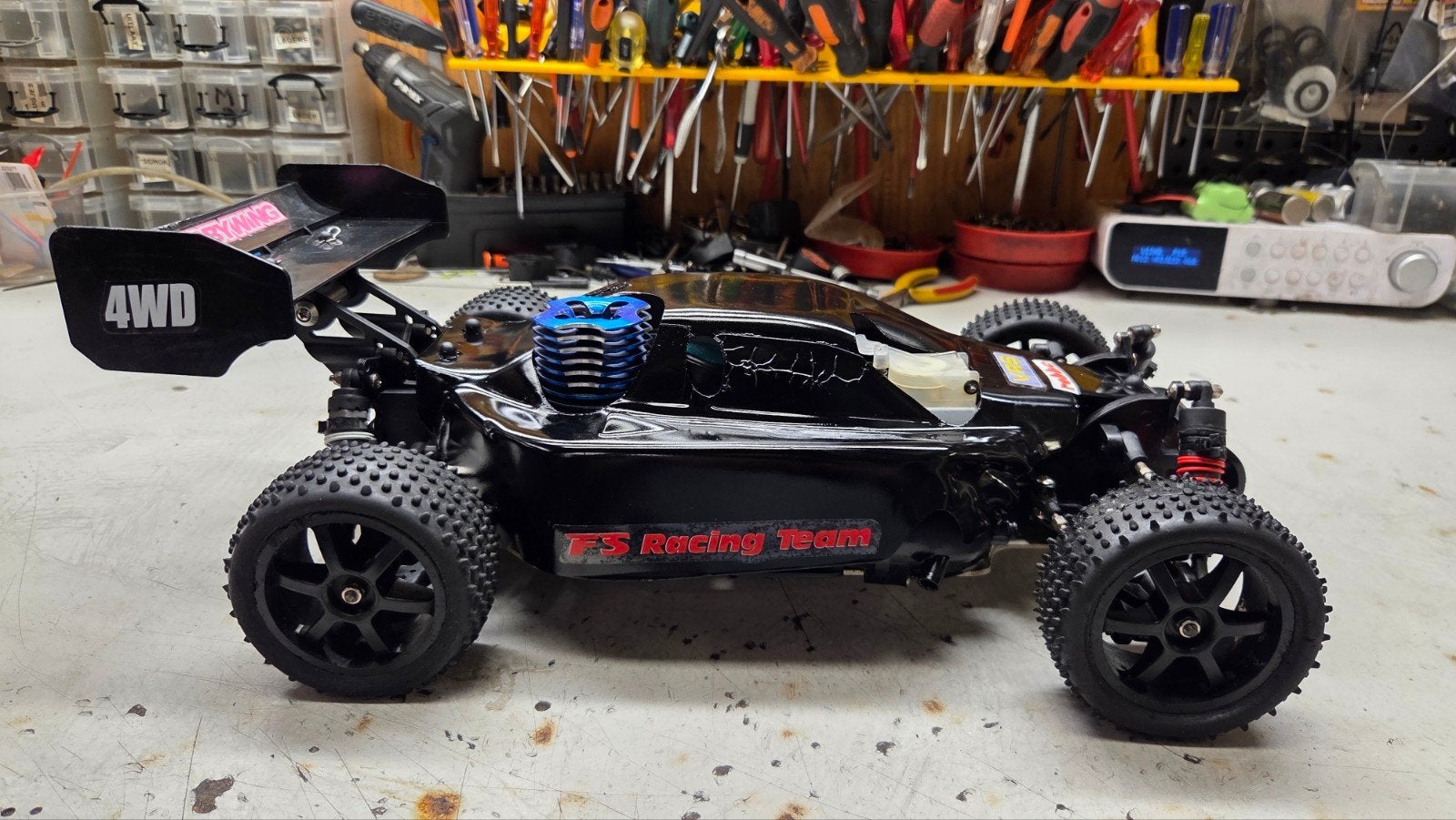 te koop mooie smartech, Hobby en Vrije tijd, Gebruikt, Ophalen of Verzenden, Schaal 1:10, Auto onroad