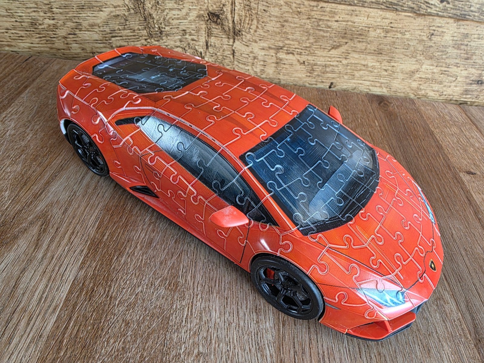 Ravensburger Lamborghini 3D puzzel, Ophalen of Verzenden, Minder dan 500 stukjes, Zo goed als nieuw, Rubik's of 3D-puzzel