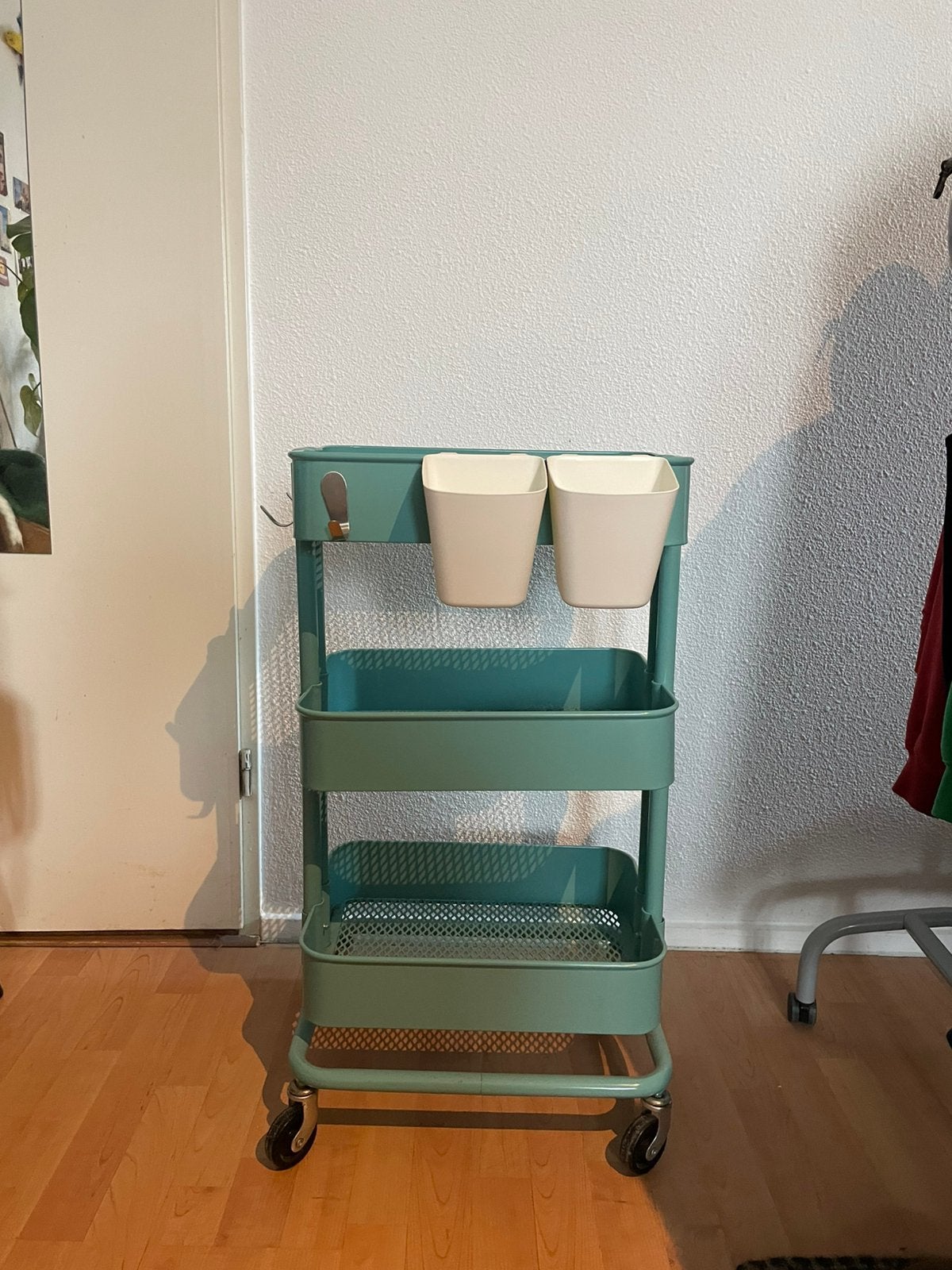 Ikea roltafel Raskog kastje groot, Ophalen, Gebruikt