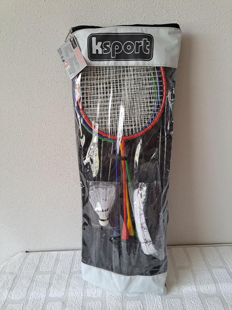 4x badmintonrackets met toebehoren in draagtas, Sport en Fitness, Badminton, Ophalen of Verzenden, Nieuw, Racket(s)