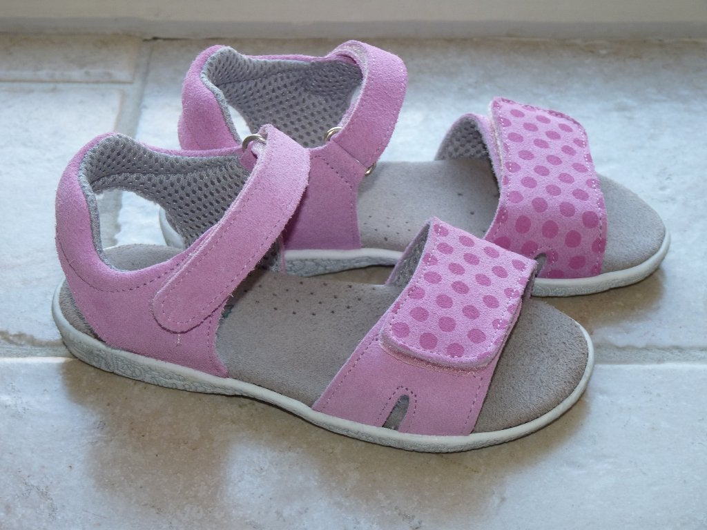 Lamino roze leren sandalen klittenband maat 26 NIEUW in doos, Meisje, Schoenen, Nieuw, Ophalen of Verzenden