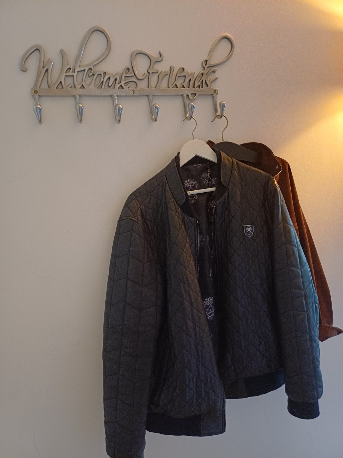 Riviera Maison  kapstok WELCOME FRIENDS!!, Huis en Inrichting, Wandkapstok, Ophalen of Verzenden, Zo goed als nieuw, Minder dan 100 cm