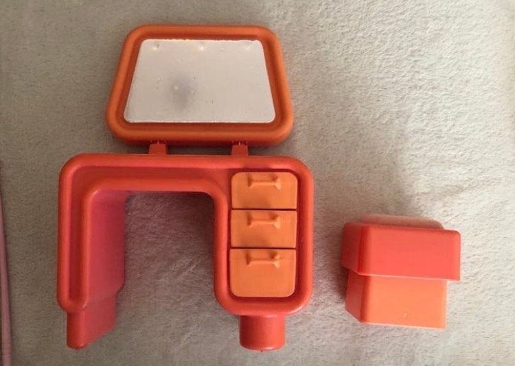 Vintage Barbie kaptafel met spiegel en krukje, Ophalen of Verzenden, Gebruikt, Barbie