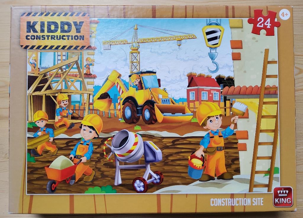King legpuzzel, 24 stukjes, Ophalen of Verzenden, 10 tot 50 stukjes, Nieuw, 2 tot 4 jaar