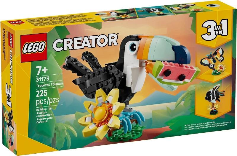 Lego Creator set 31173 Wilde dieren: tropische toekan, Kinderen en Baby's, Speelgoed | Duplo en Lego, Ophalen of Verzenden, Nieuw