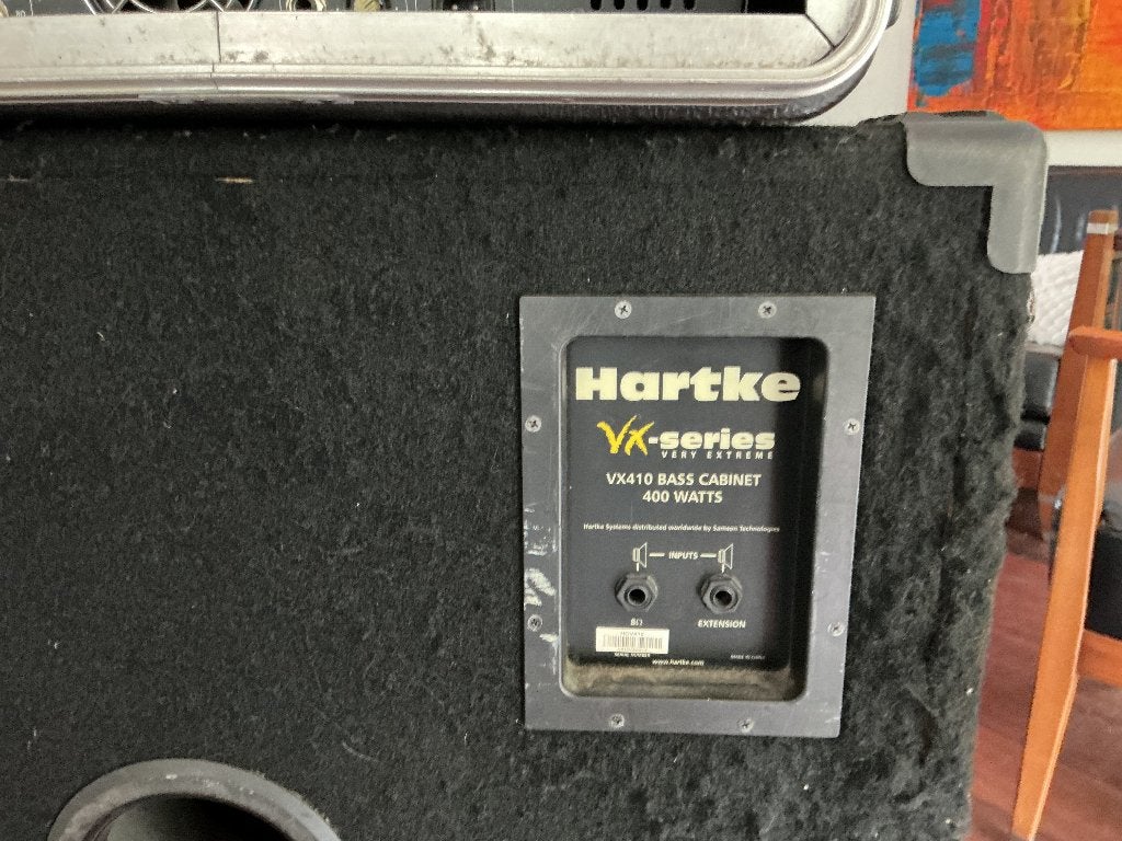 Hartke basgitaar versterker met cabinet, Ophalen, Gebruikt, Basgitaar, 100 watt of meer