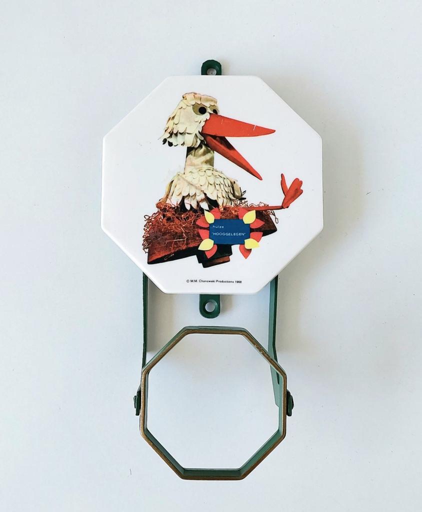 Vintage Retro Fabeltjeskrant Kapstok Kapstokhaak, Antiek en Kunst, Verzenden