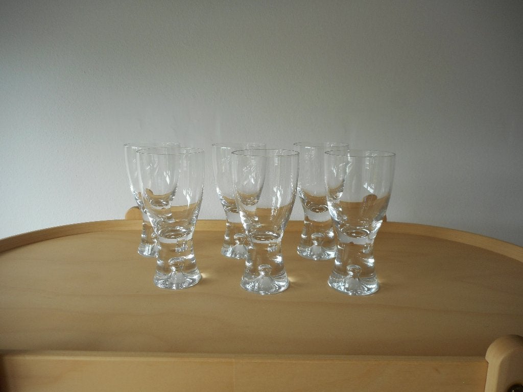 Glazen Iittala, port sherry dessertwijn glazen 6 stuks, Antiek en Kunst, Antiek | Glas en Kristal, Ophalen of Verzenden