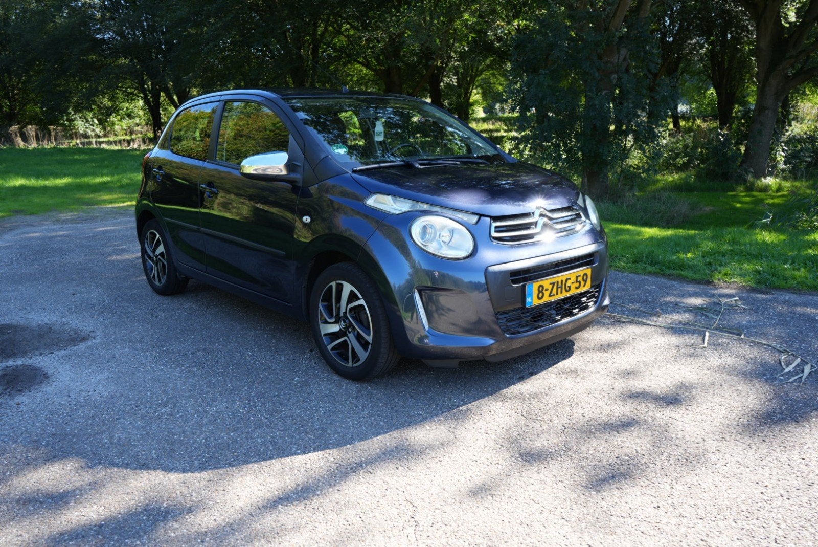 Citroën C1 1.0 E-vti 68 5-DRS 2015 Blauw,1e eigenaar,77425km, Voorwielaandrijving, Dealer onderhouden, Stof, Origineel Nederlands