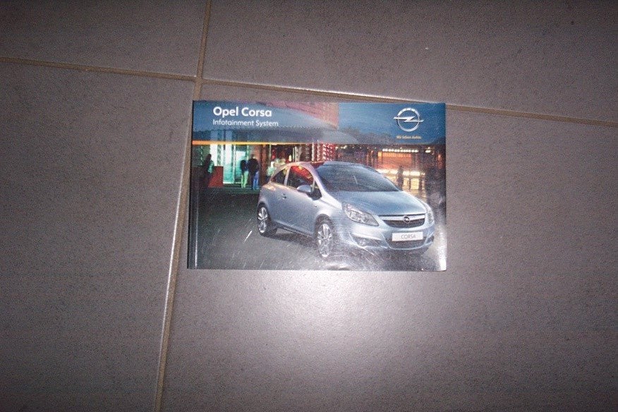Radio/infotainment boekje OPEL CORSA D   2006/2014, Auto diversen, Ophalen of Verzenden