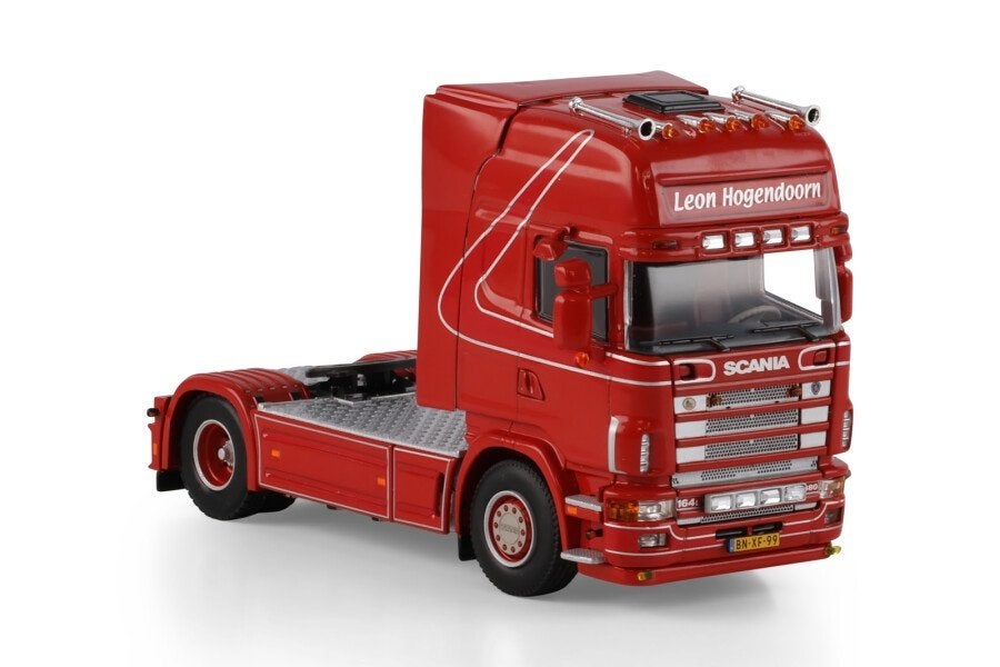 WSI  SCANIA 4 SERIES TOPLINE 4X2  LEON HOGENDOORN  NEW, Ophalen of Verzenden, Nieuw, Bus of Vrachtwagen, Wsi