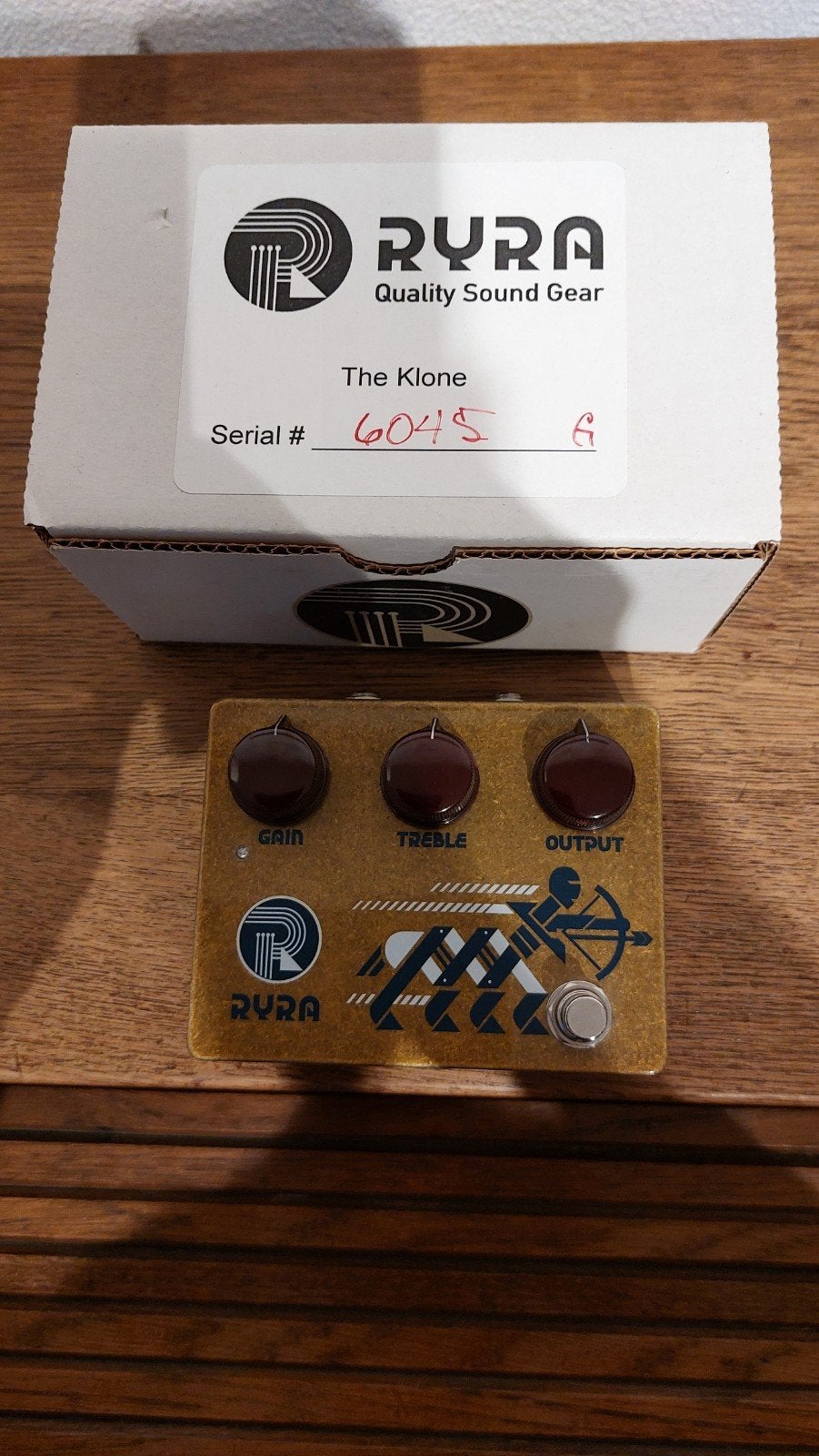 Ryra The Klone Overdrive Pedaal, Muziek en Instrumenten, Effecten, Ophalen of Verzenden, Zo goed als nieuw, Distortion, Overdrive of Fuzz