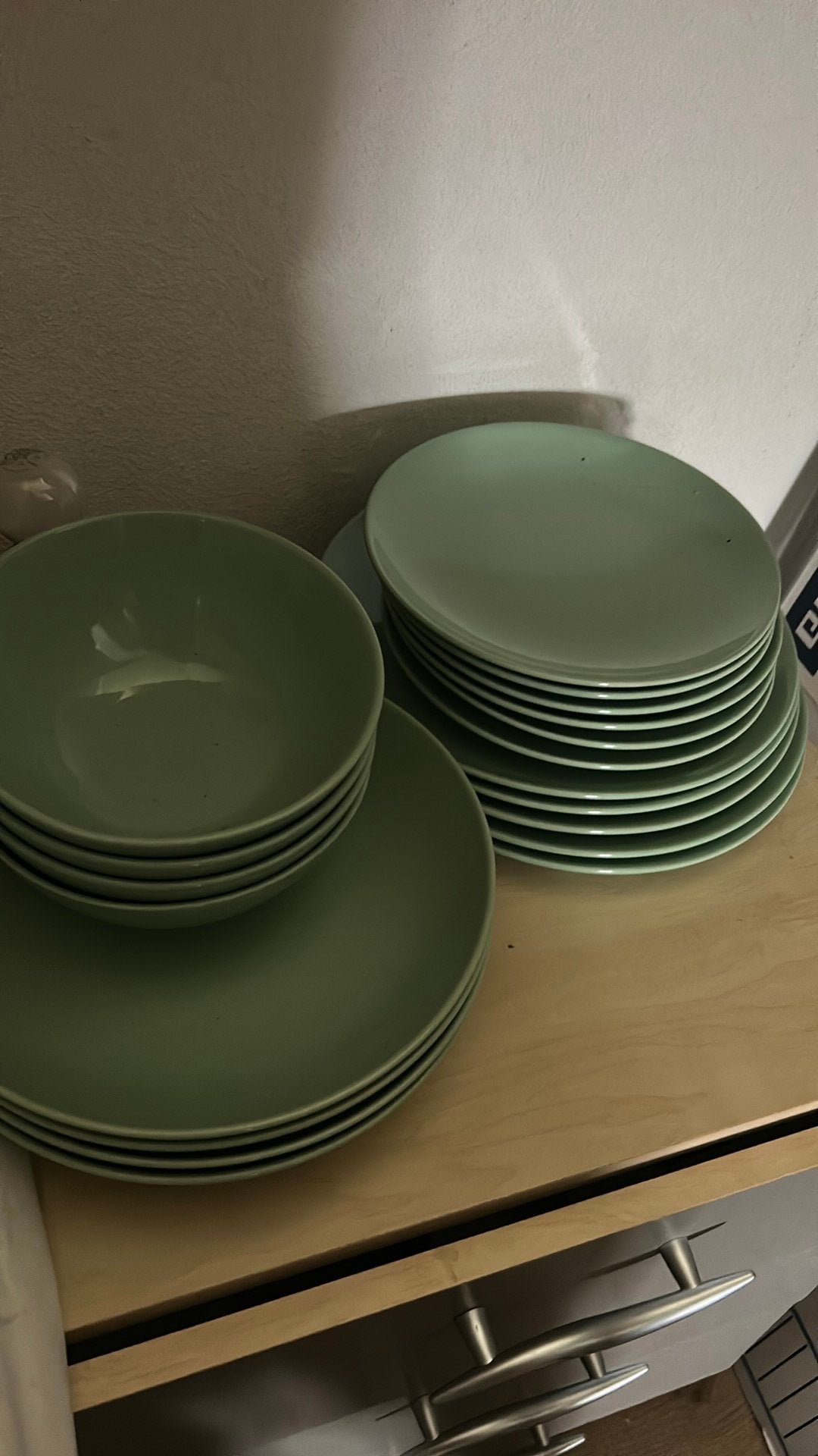 Ikea servies groen, Ophalen of Verzenden