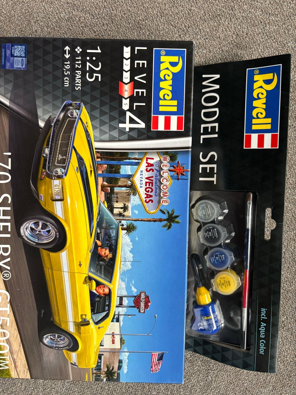 Revell '70 Shelby GT500 Modelbouwset - Nieuw, Hobby en Vrije tijd, Auto, Nieuw, Ophalen of Verzenden, 1:32 tot 1:50