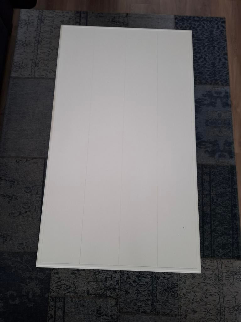 Salontafel MDF wit, Ophalen, Gebruikt, Minder dan 100 cm, Rechthoekig
