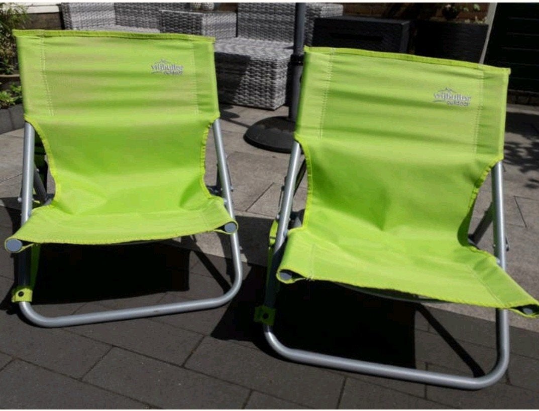 lichtgewicht camping strandstoel zgan, Caravans en Kamperen, Ophalen, Zo goed als nieuw, Campingstoel