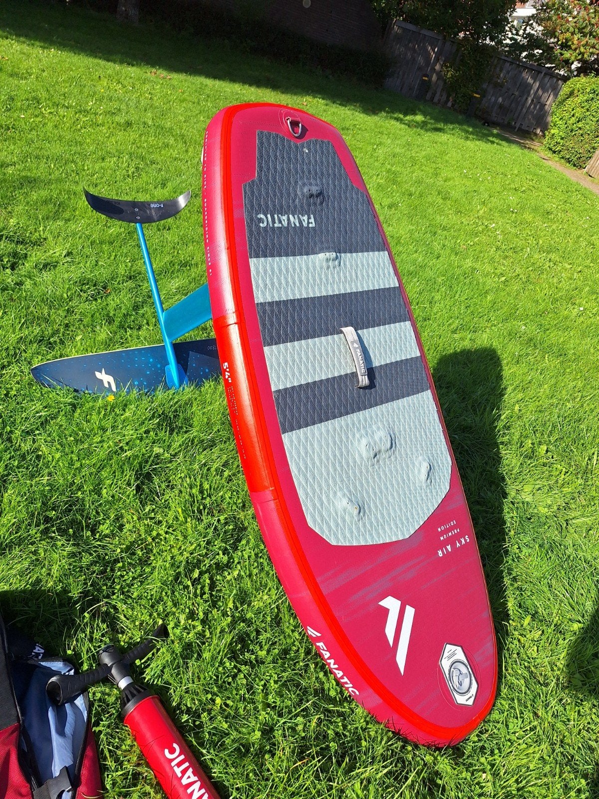 fanatic / f one Gravity wingboard set, Watersport en Boten, Ophalen of Verzenden, Gebruikt