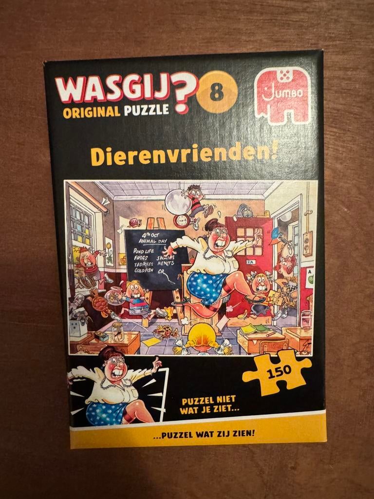 Wasgij original dierenvrienden ~ 150 stukjes, Hobby en Vrije tijd, Denksport en Puzzels, Ophalen of Verzenden, Minder dan 500 stukjes