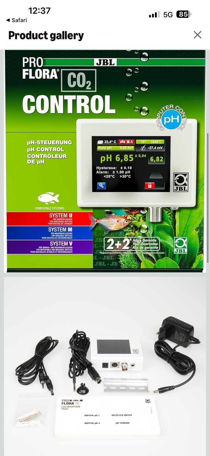JBL pro flora co2 control computer, Ophalen, Zo goed als nieuw
