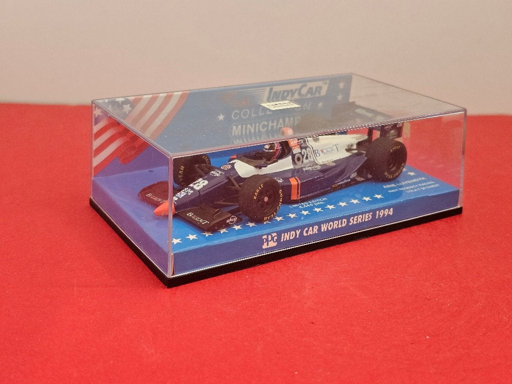 Lola T94 Chevy, Arie Luyendyk, Indy Car World 1994. Minich., Hobby en Vrije tijd, Ophalen of Verzenden, Zo goed als nieuw, Auto