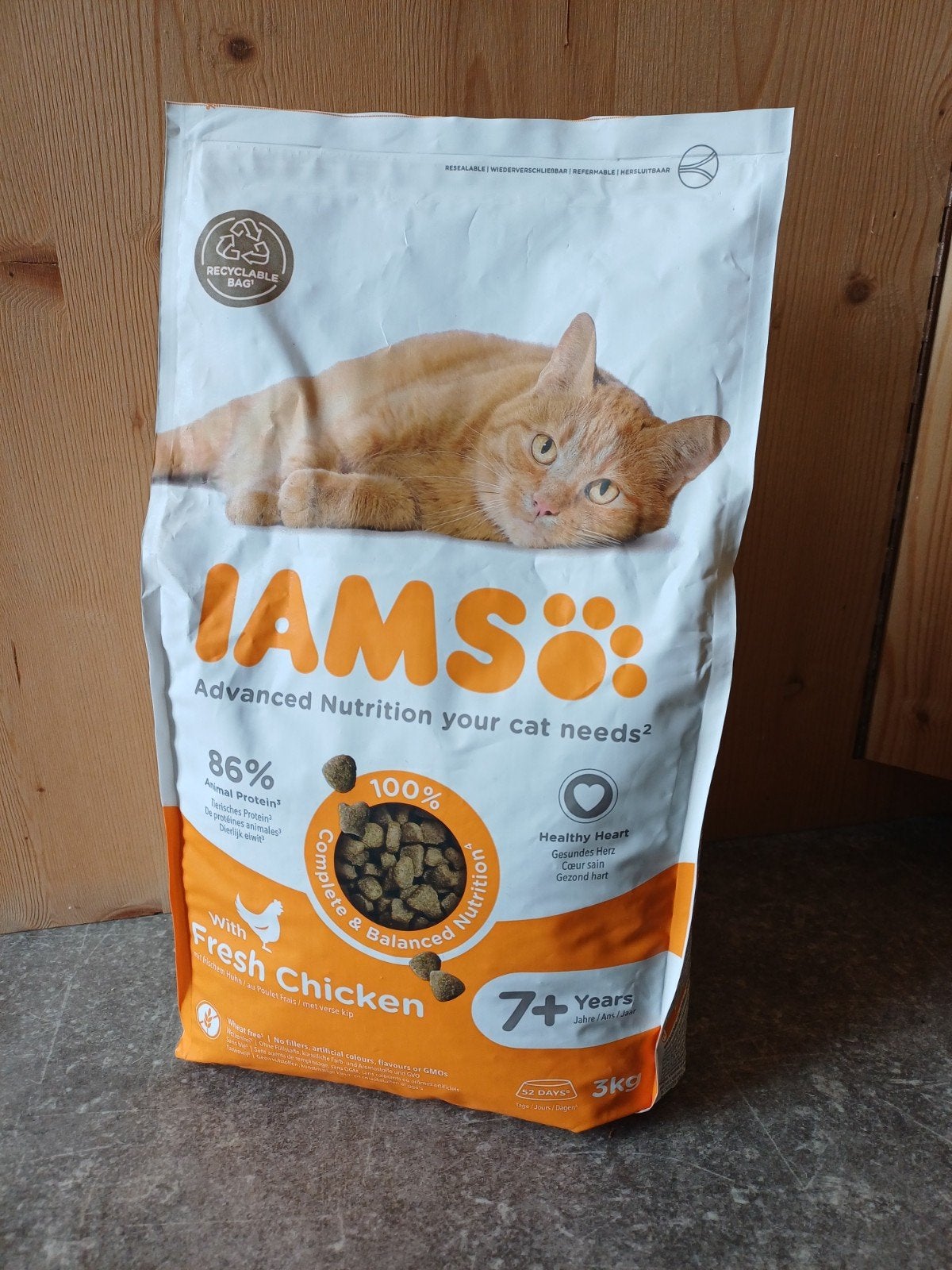 Iams senior kattenvoer  met verse kip, 3 kg, Ophalen of Verzenden, Kat