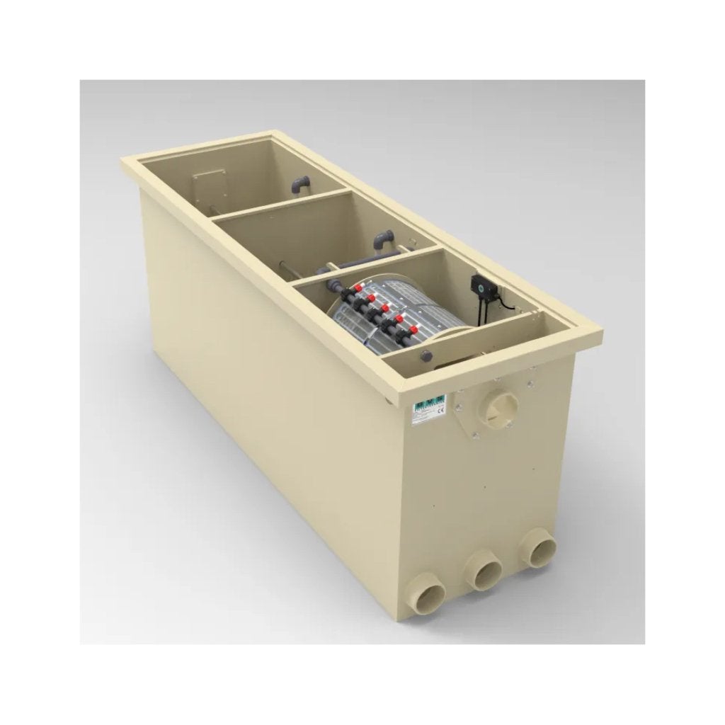 CL22-M DVS combi trommelfilter 2 kamer Japanse mat koivijver, 5384sg, Verzenden, Heeschkoi, Nieuw