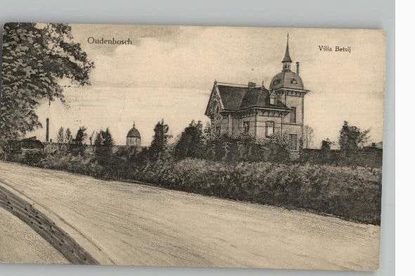 Oudenbosch Villa Betsij uitg M. Hopstaken st 1914, Ophalen of Verzenden, Voor 1920, Gelopen, Noord-Brabant